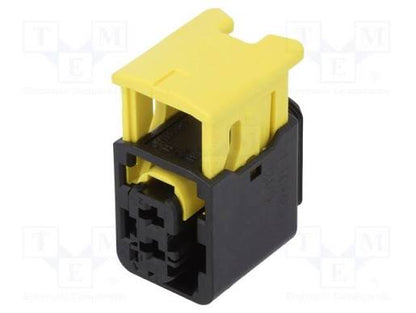 AMP Heavy duty sealed Connector 2 pin Black